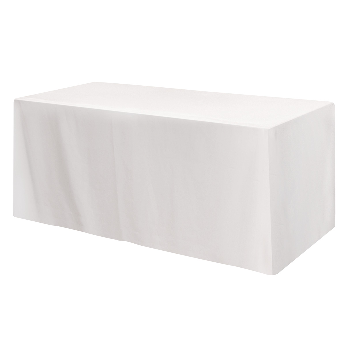 Fitted Poly/cotton 4-sided Table Cover - Fits 6' Standard Table 1