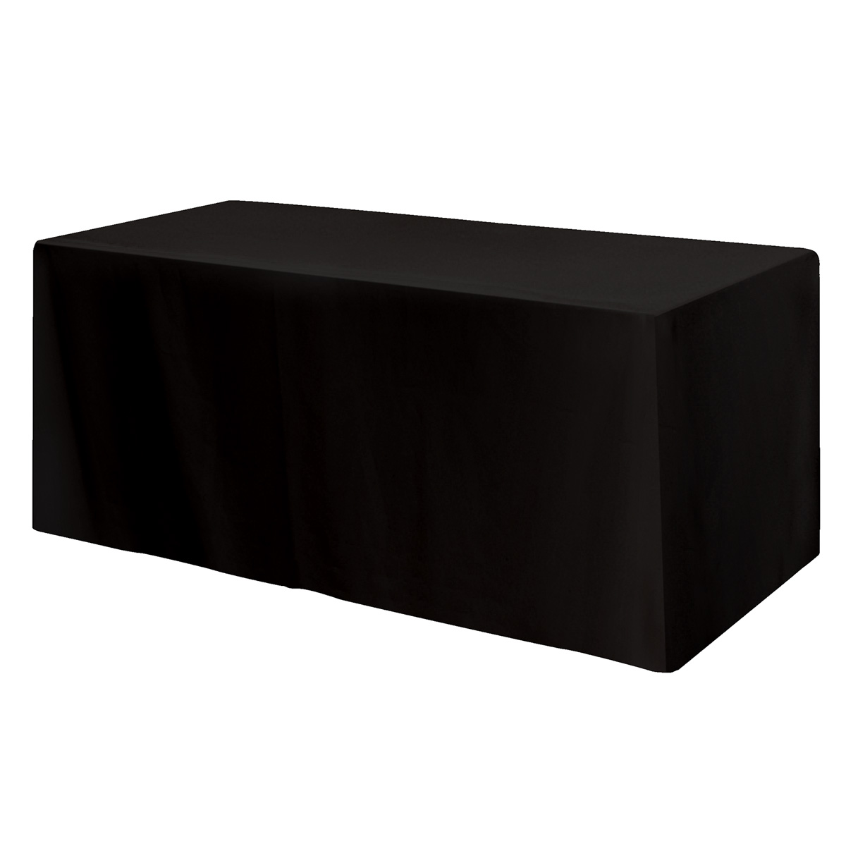 Fitted Poly/cotton 4-sided Table Cover - Fits 6' Standard Table 1