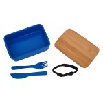 Wheat Lunch Set With Bamboo Lid - 76251 GRA Blank Wheat Lunch Set With Bamboo Lid - 76251 GRA Blank