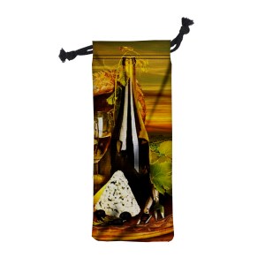 6" W X 15.5" H Wine Drawstring Bag 1 6" W X 15.5" H Wine Drawstring Bag 1