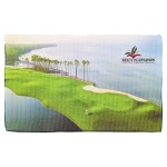 Golf Towel - 8058 WHT 4CP Golf Towel - 8058 WHT 4CP