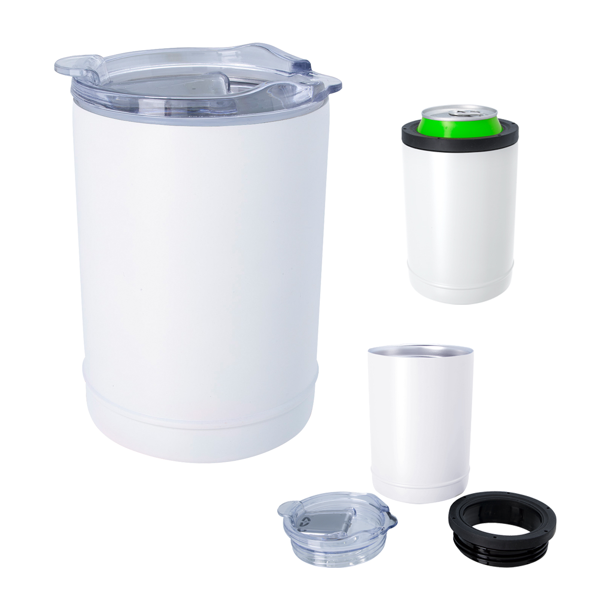 2-in-1 Full Laser Copper Insulated Beverage Holder And Tumbler 1