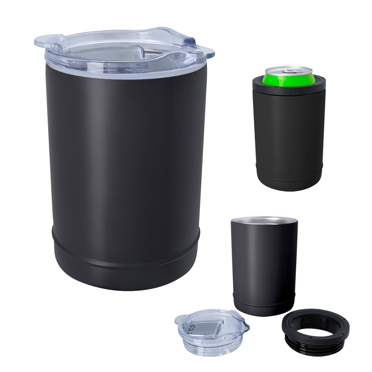 2-in-1 Full Laser Copper Insulated Beverage Holder And Tumbler 1