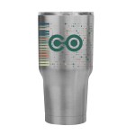 30 Oz. Full Color Jackson Stainless Steel Tumbler - 550046 WHT Megabrite 30 Oz. Full Color Jackson Stainless Steel Tumbler - 550046 WHT Megabrite
