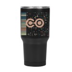 30 Oz. Full Color Jackson Stainless Steel Tumbler - 550046 BLK Megabrite 30 Oz. Full Color Jackson Stainless Steel Tumbler - 550046 BLK Megabrite