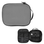 Rpet Tech Travel Pouch - 25612 GRA Blank Rpet Tech Travel Pouch - 25612 GRA Blank
