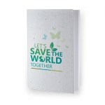 Bloomin® Seed Paper Notebook - 93924 WHT 4CP Bloomin® Seed Paper Notebook - 93924 WHT 4CP