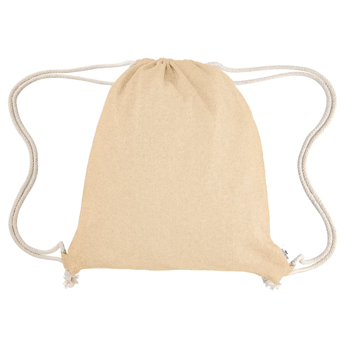 Nicole Recycled Cotton Drawstring Bag 1