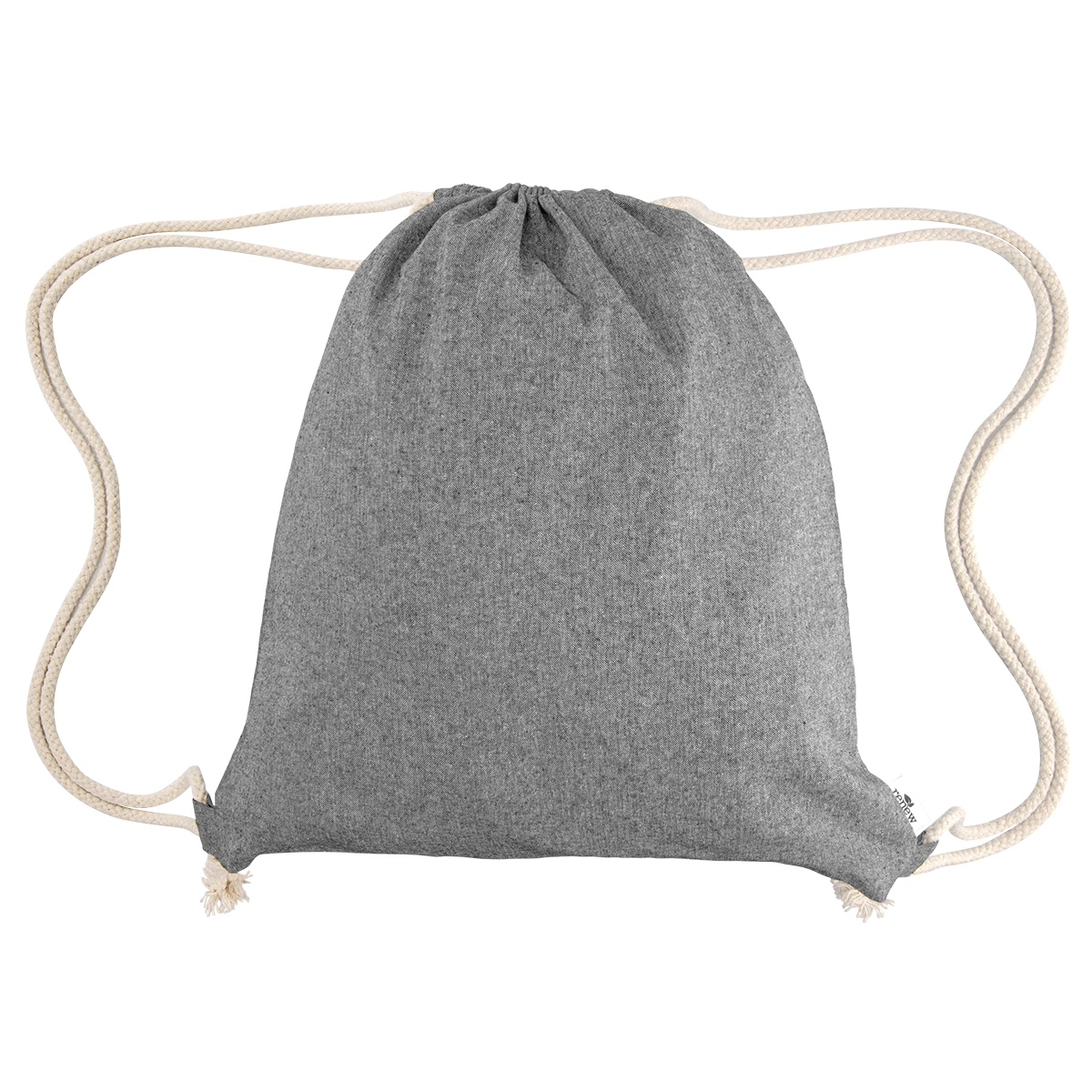 Nicole Recycled Cotton Drawstring Bag 1
