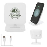 Wireless Charging Pad Phone Stand 2.0 - 24482 WHT Silkscreen Wireless Charging Pad Phone Stand 2.0 - 24482 WHT Silkscreen