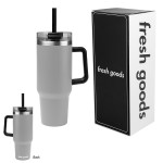 Fresh Goods 40 Oz. Intrepid Stainless Steel Tumbler - 59928 GRA Blank Fresh Goods 40 Oz. Intrepid Stainless Steel Tumbler - 59928 GRA Blank