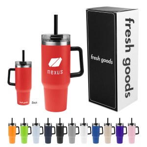 Fresh Goods 40 Oz. Intrepid Stainless Steel Tumbler 1 Fresh Goods 40 Oz. Intrepid Stainless Steel Tumbler 1