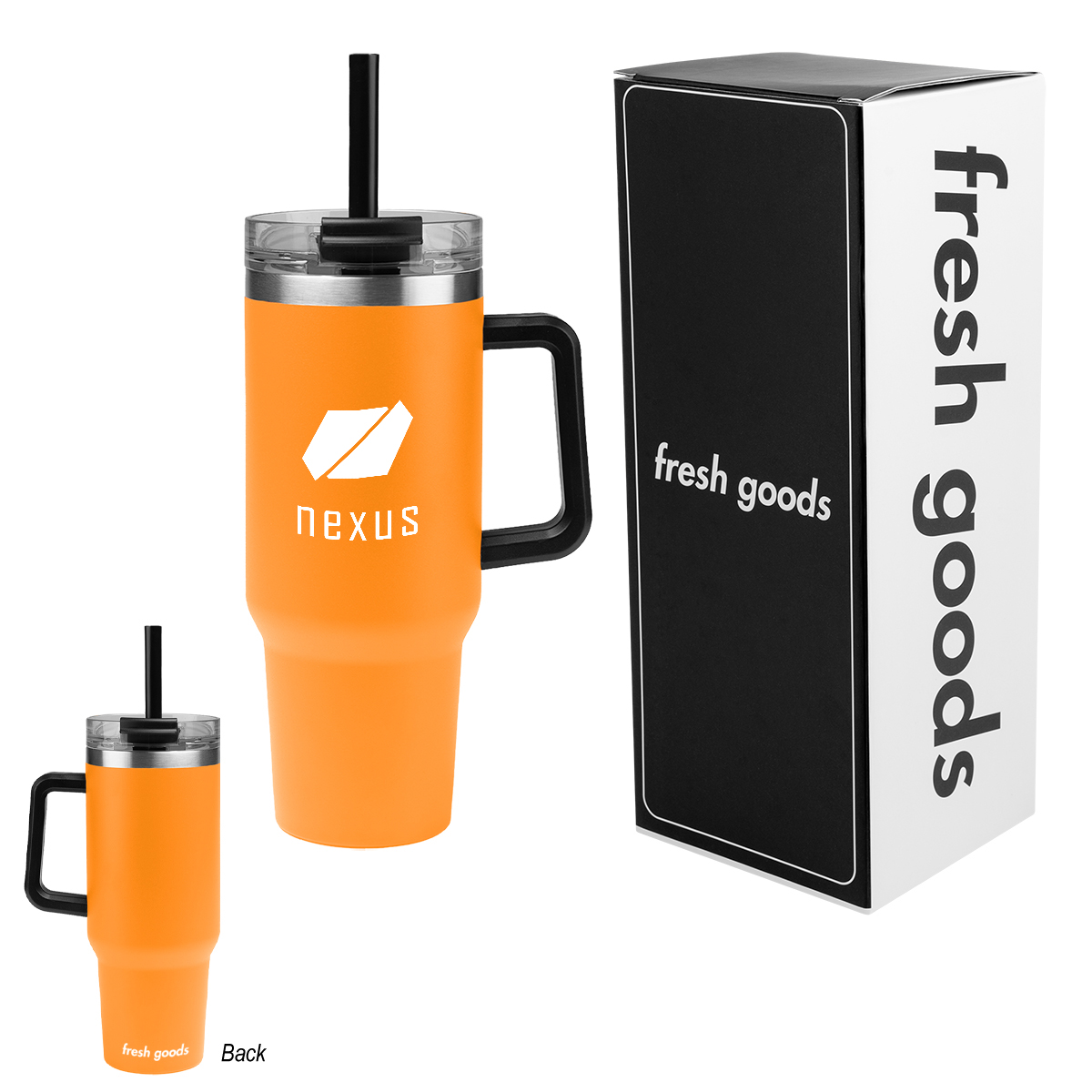 Fresh Goods 40 Oz. Intrepid Stainless Steel Tumbler 1