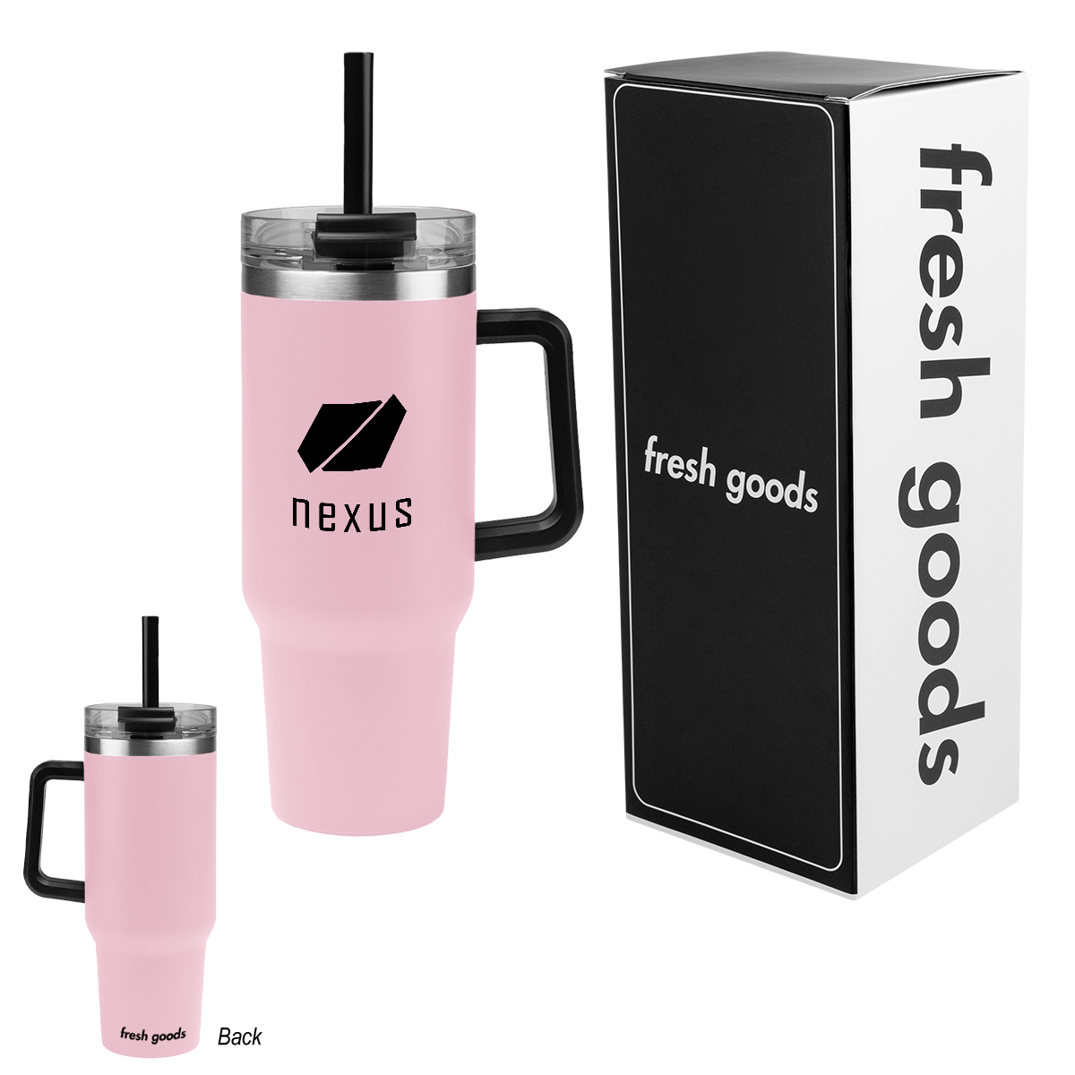 Fresh Goods 40 Oz. Intrepid Stainless Steel Tumbler 1