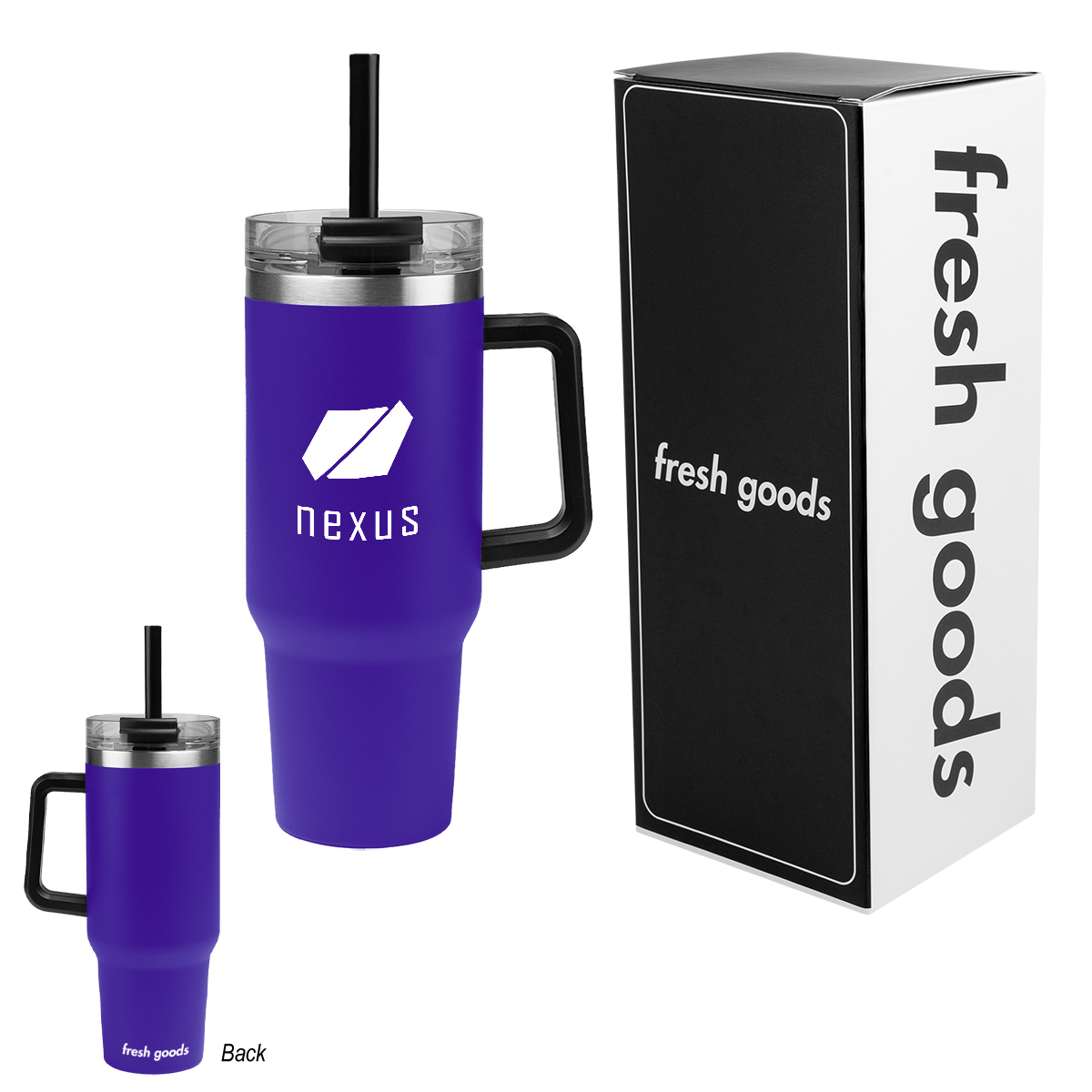 Fresh Goods 40 Oz. Intrepid Stainless Steel Tumbler 1