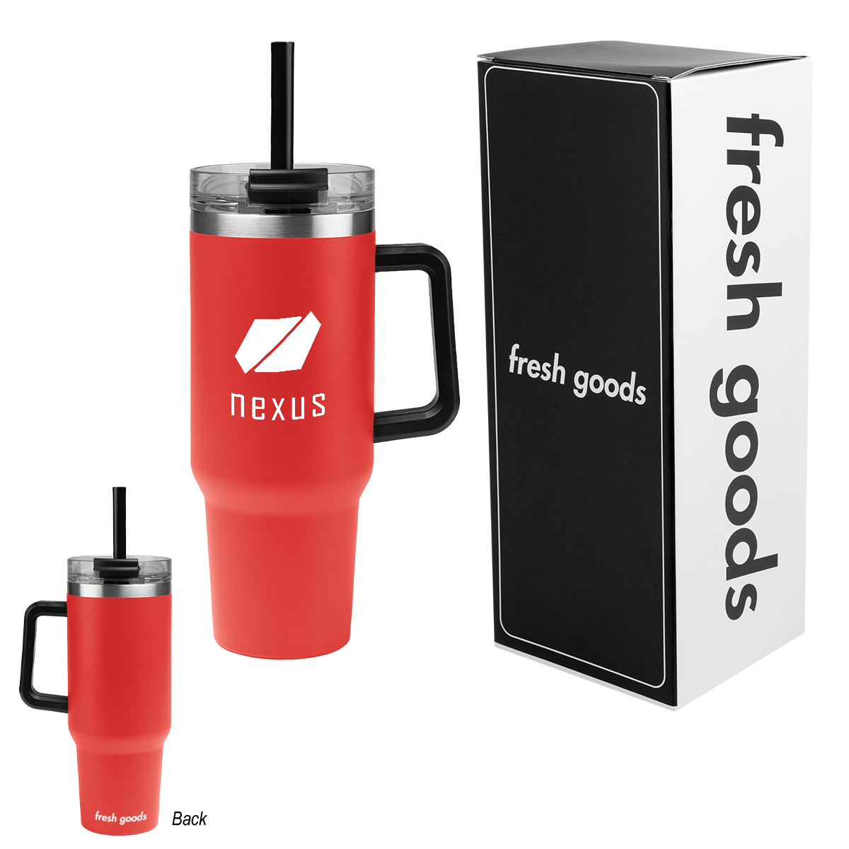 Fresh Goods 40 Oz. Intrepid Stainless Steel Tumbler 1