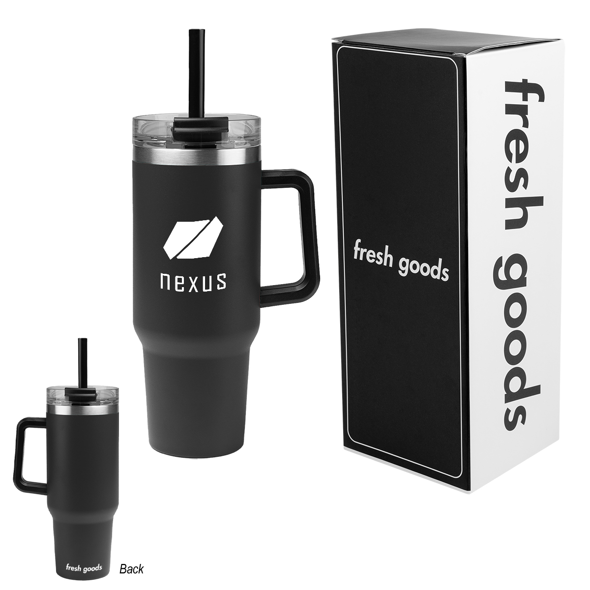 Fresh Goods 40 Oz. Intrepid Stainless Steel Tumbler 1