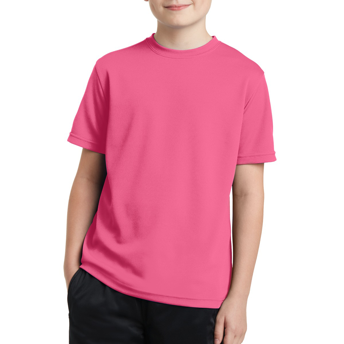 Sport-tek® Youth Posicharge™ Racermesh® Tee 1