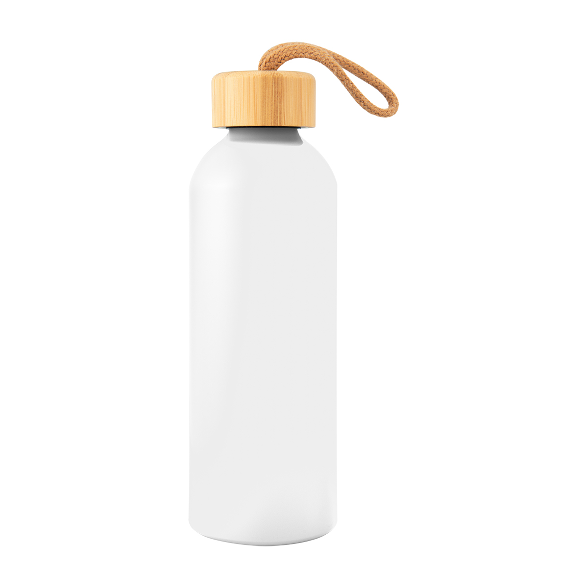 25 Oz. Full Color Blaire Recycled Aluminum Bottle With Bamboo Lid 1