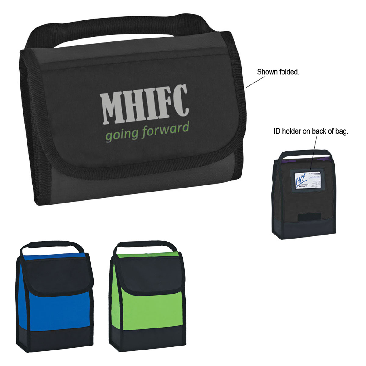Folding Identification Lunch Bag 1
