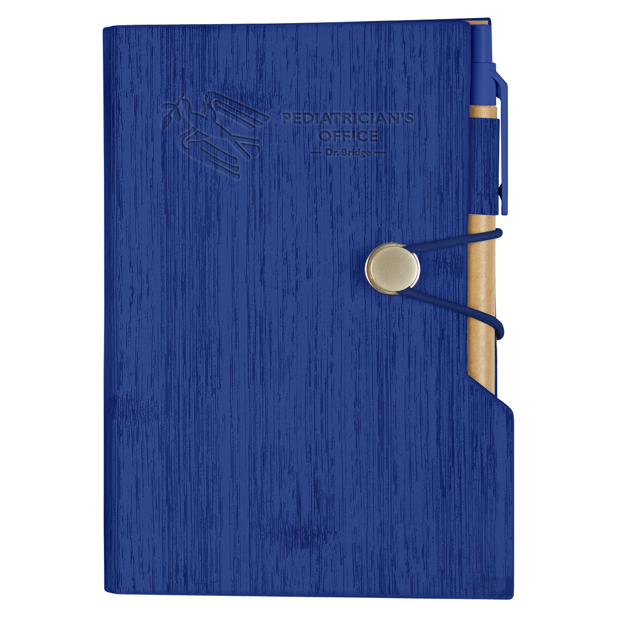 Woodgrain Look Notebook With Sticky Notes And Flags 1