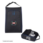Crosstown Side-mesh Shoe Bag - 3107 BLKWHT Embroidery Crosstown Side-mesh Shoe Bag - 3107 BLKWHT Embroidery