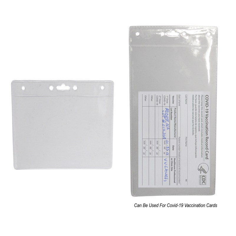 Vinyl Badge Holder Pouch 1 Vinyl Badge Holder Pouch 1