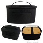 Insulated Bento Box Carrying Case - 35010 BLK Silkscreen Insulated Bento Box Carrying Case - 35010 BLK Silkscreen