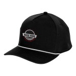 Imperial 5054 The Wrightson Performance Rope Cap. - 15015 BLKWHT Patch Imperial 5054 The Wrightson Performance Rope Cap. - 15015 BLKWHT Patch