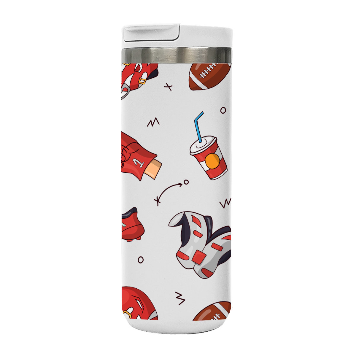 18 Oz. Full Color Sienna Stainless Steel Bottle 1