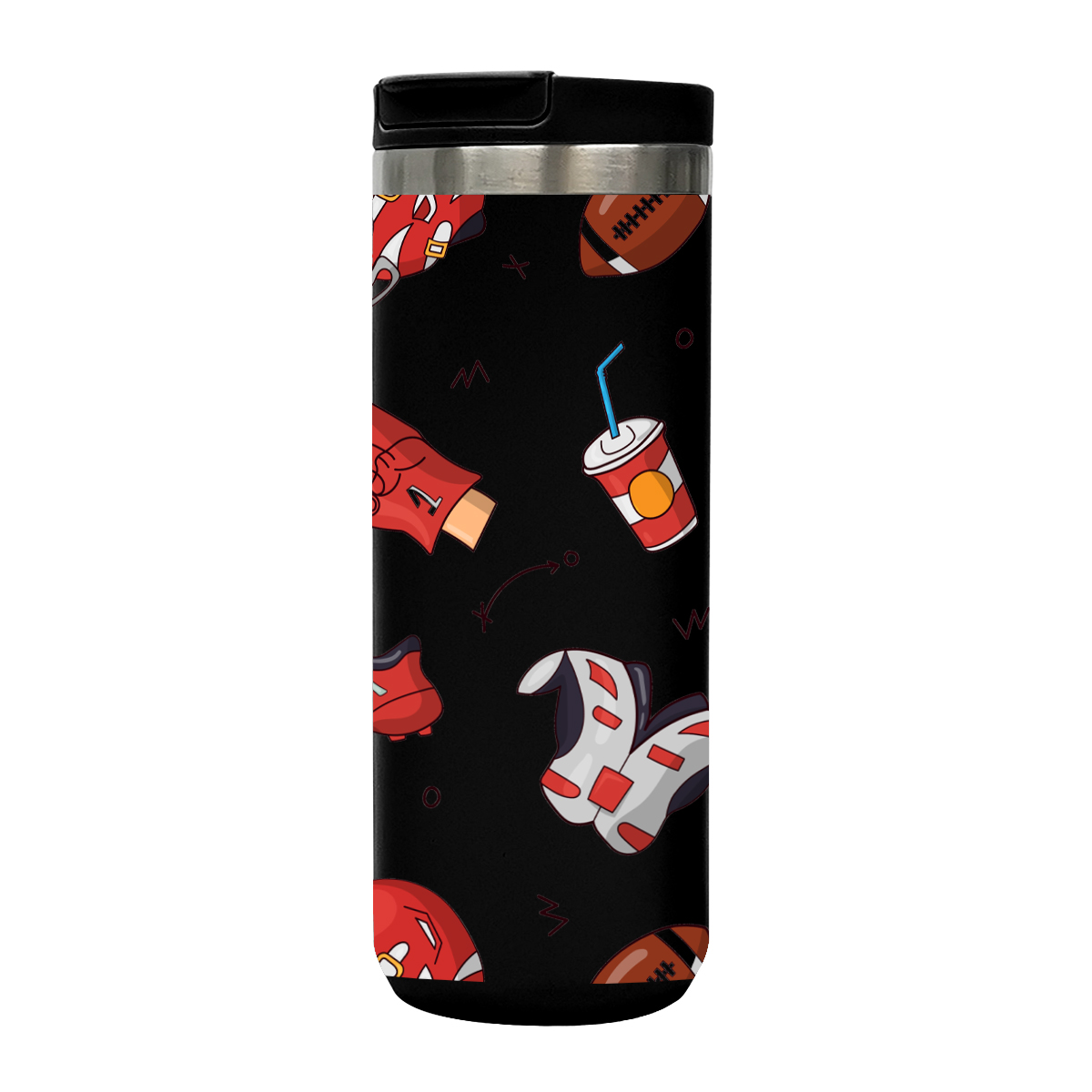 18 Oz. Full Color Sienna Stainless Steel Bottle 1
