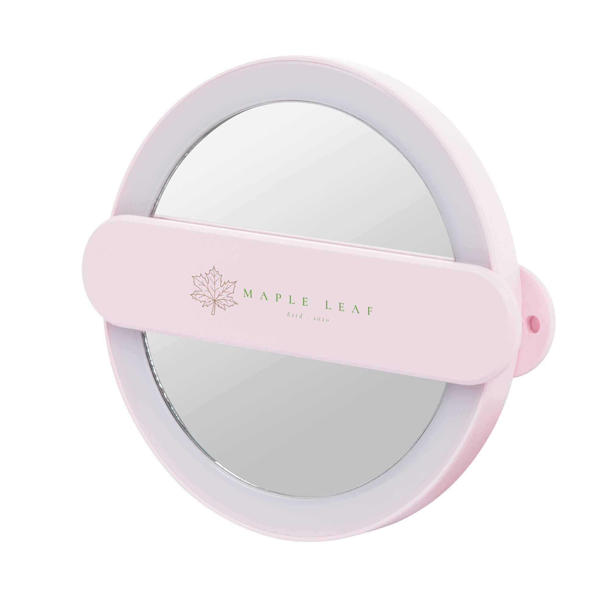 Led Mirror With Swivel Handle 1