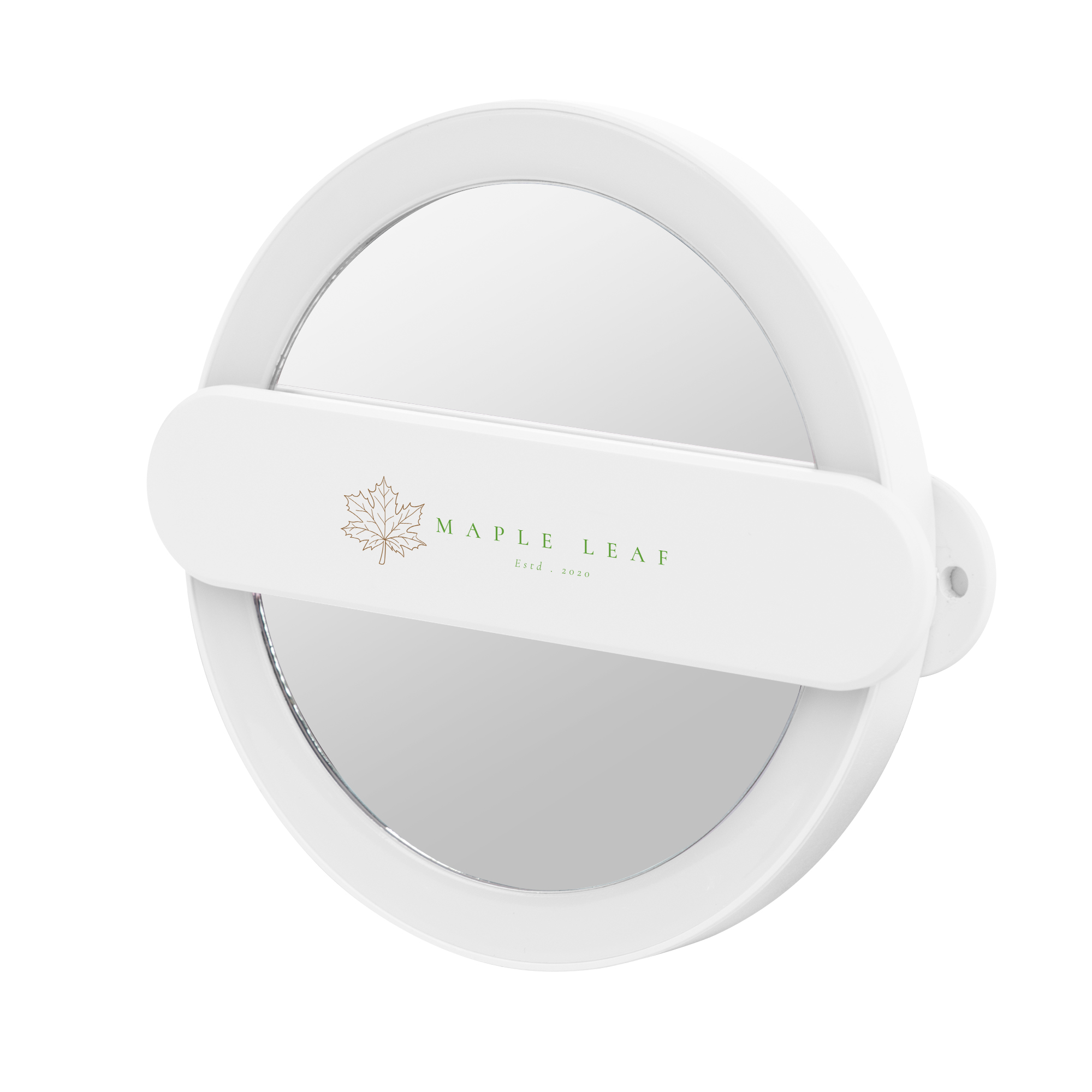 Led Mirror With Swivel Handle 1
