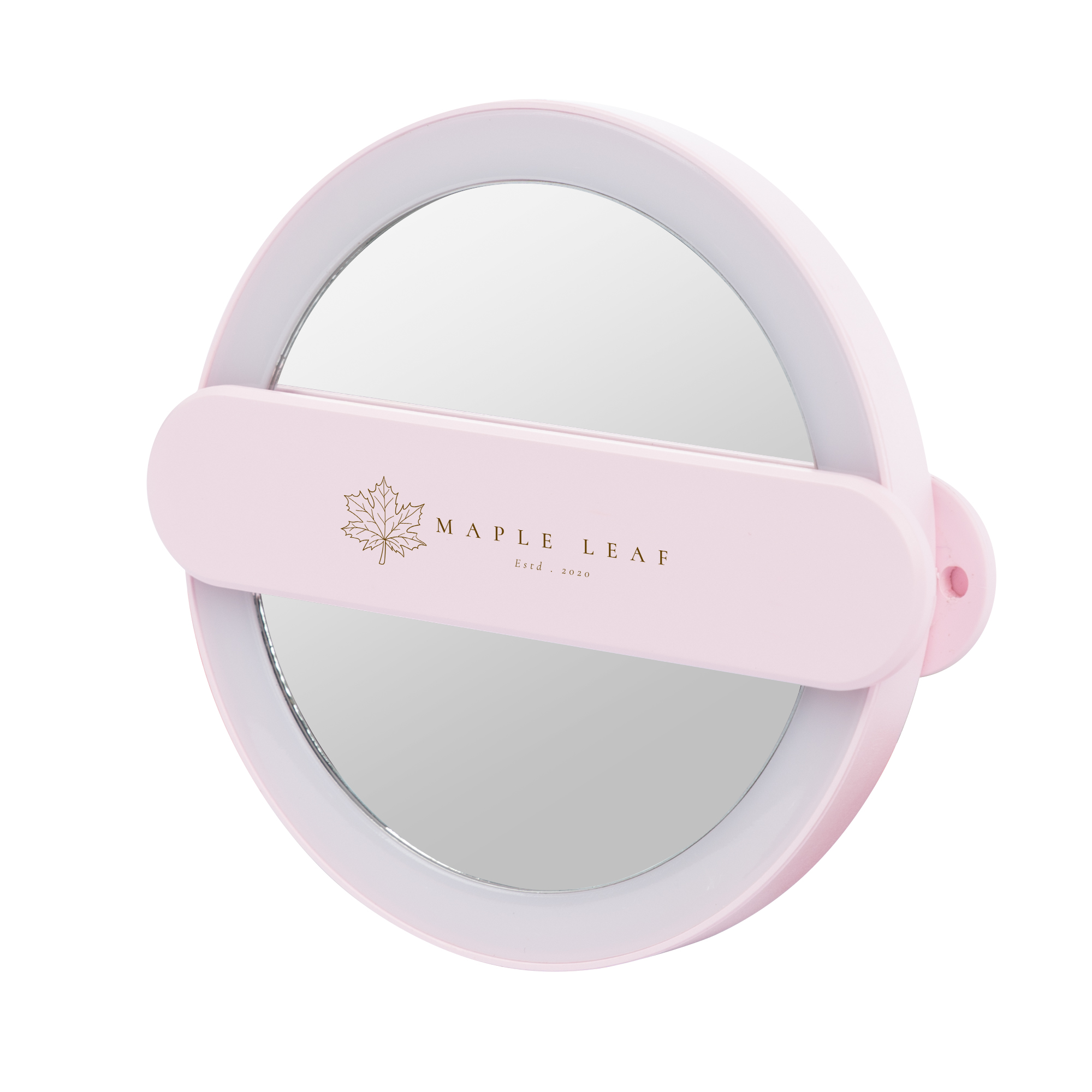 Led Mirror With Swivel Handle 1