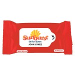 Wet Wipe Packet - 9043 RED Blank Wet Wipe Packet - 9043 RED Blank