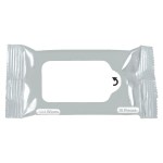 Wet Wipe Packet - 9043 SIL Personalization 4CP Wet Wipe Packet - 9043 SIL Personalization 4CP