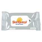 Wet Wipe Packet - 9043 WHT Blank Wet Wipe Packet - 9043 WHT Blank