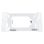 Wet Wipe Packet - 9043 WHT 4CP Wet Wipe Packet - 9043 WHT 4CP