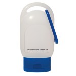 1 Oz. Hand Sanitizer With Carabiner - /9057 BLU Clear 1 Oz. Hand Sanitizer With Carabiner - /9057 BLU Clear