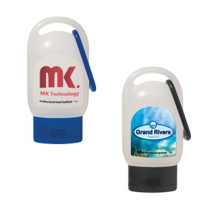 1 Oz. Hand Sanitizer With Carabiner 1 1 Oz. Hand Sanitizer With Carabiner 1
