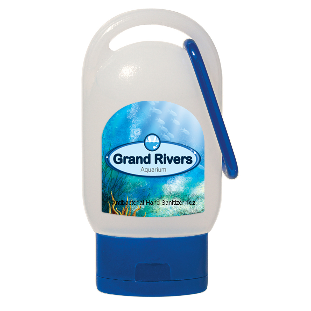 1 Oz. Hand Sanitizer With Carabiner 1