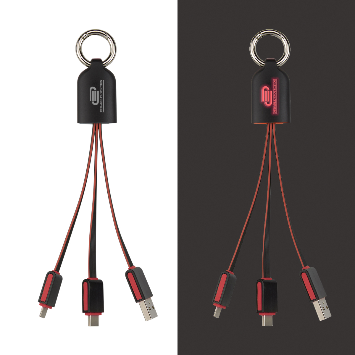 3-in-1 Light Up Charging Cables 1