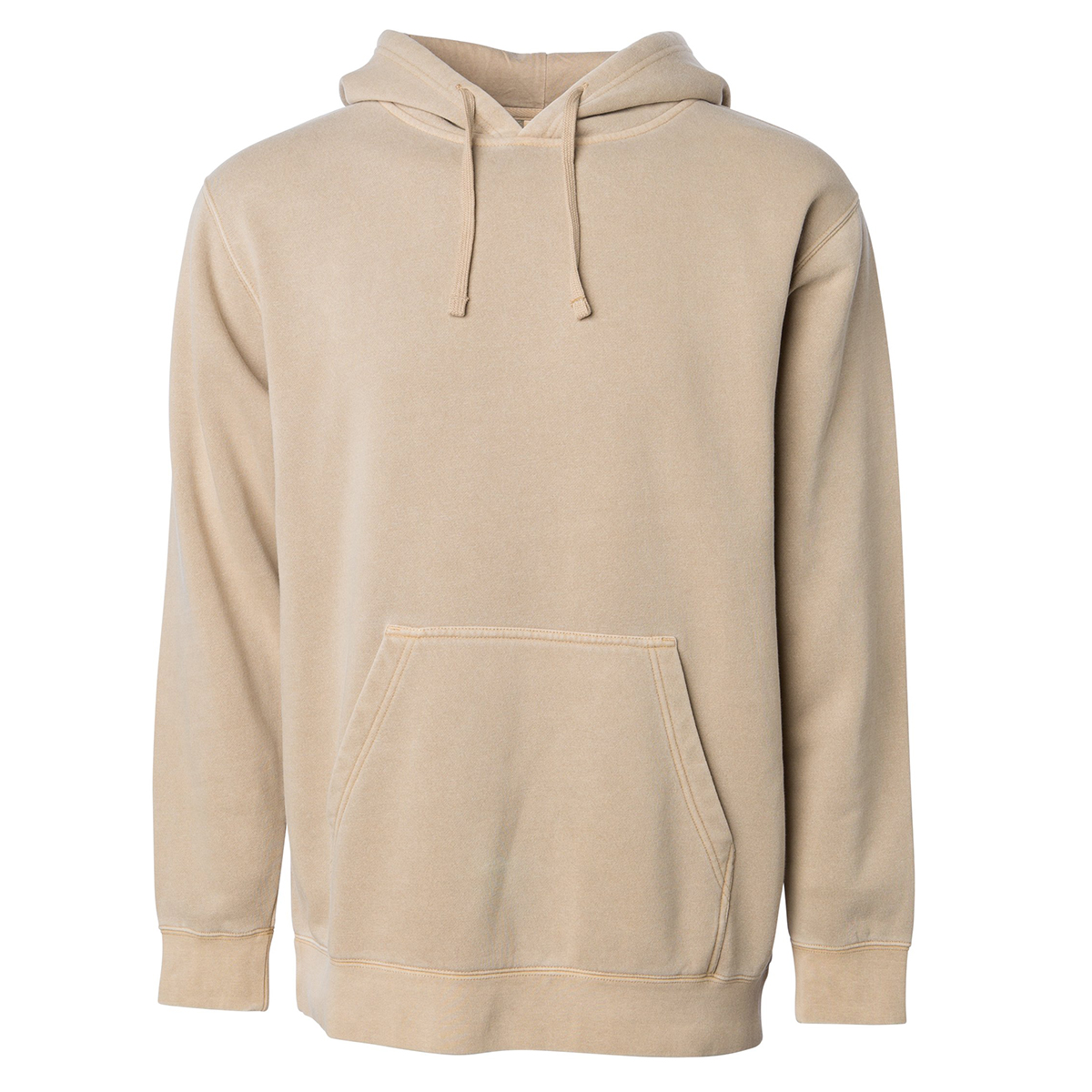 Independent Trading Company Unisex Midweight Pigment Dyed Hooded Sweatshirt 1