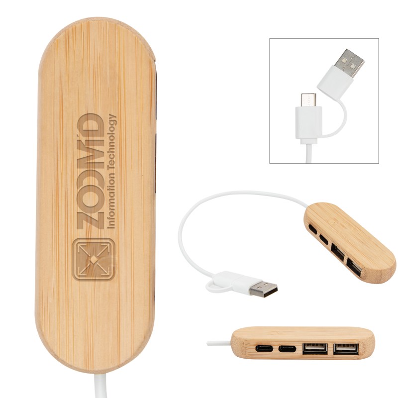 Dual Input Bamboo Hub 1 Dual Input Bamboo Hub 1