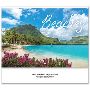 Beaches Stapled Wall Calendar 1 Beaches Stapled Wall Calendar 1