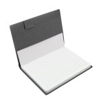 Rochester Recycled Leather Journal - 65029 LTGRA Silkscreen Rochester Recycled Leather Journal - 65029 LTGRA Silkscreen