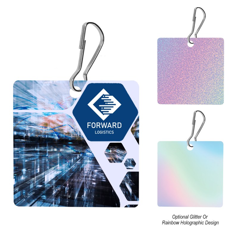 Acrylic Zipper Pull - Square 1 Acrylic Zipper Pull - Square 1