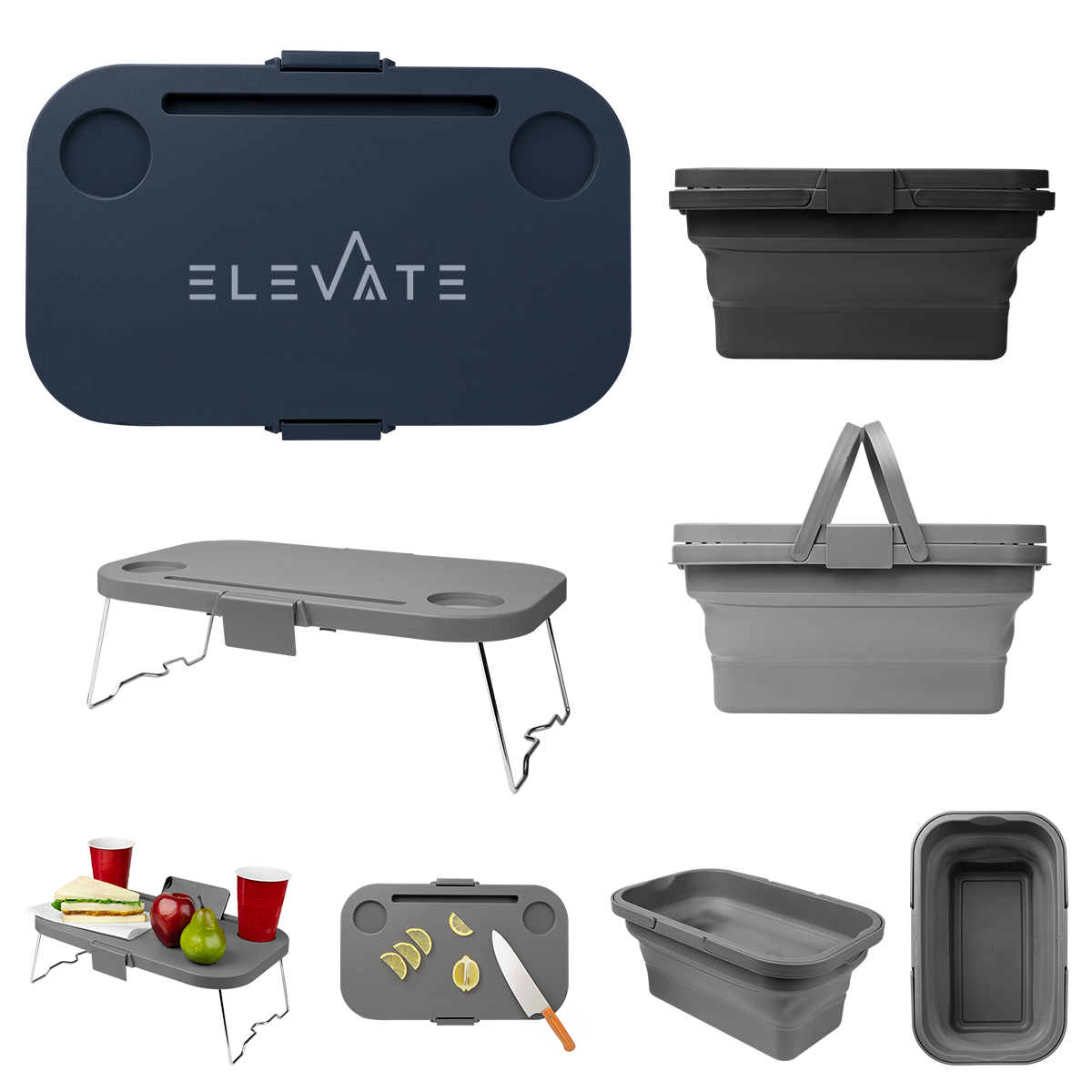 Collapsible Picnic Basket Cooler 1