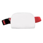 Sublime Series Rpet Fanny Pack - 30167 WHTWHTRED Blank Sublime Series Rpet Fanny Pack - 30167 WHTWHTRED Blank