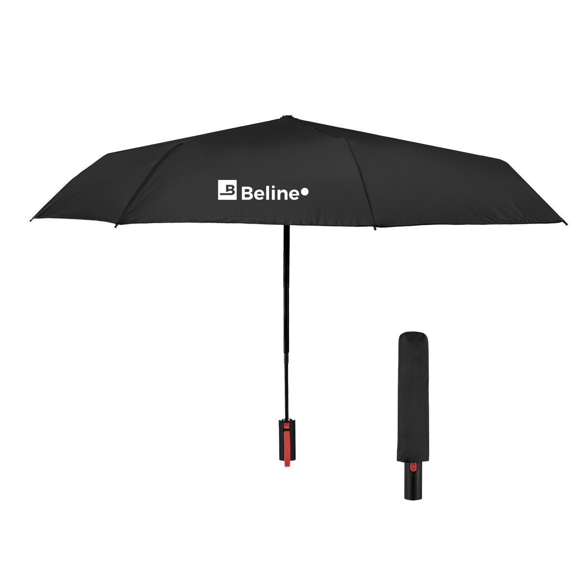 42" Arc Rpet Telescopic Folding Umbrella 1